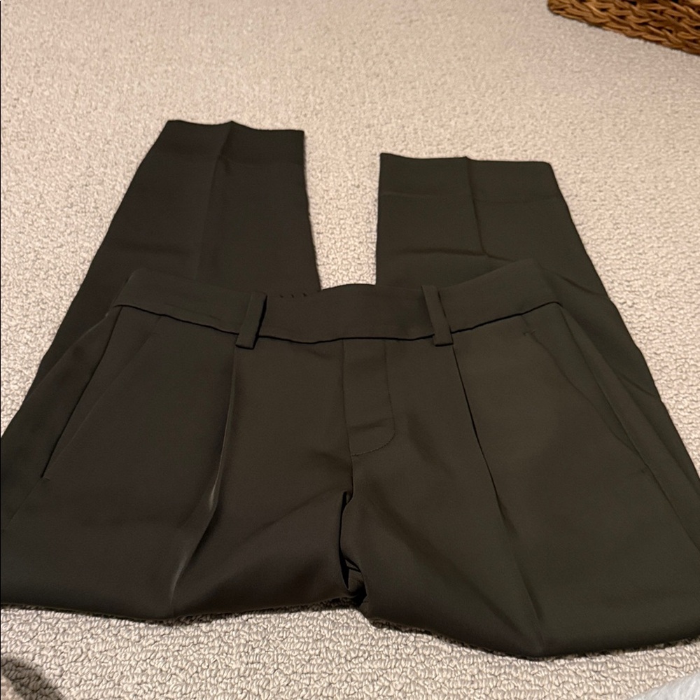 Vince Dark Green Women's Trousers